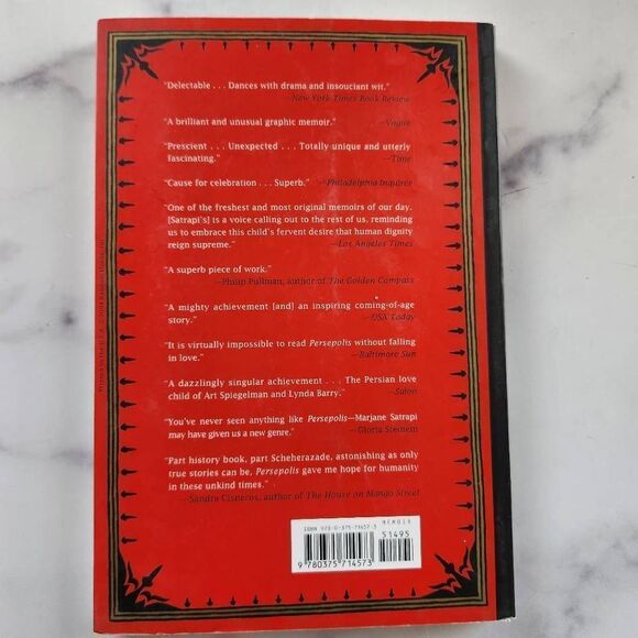 Perspolis paperback comic book style Iran autobiography story - Picture 3 of 3